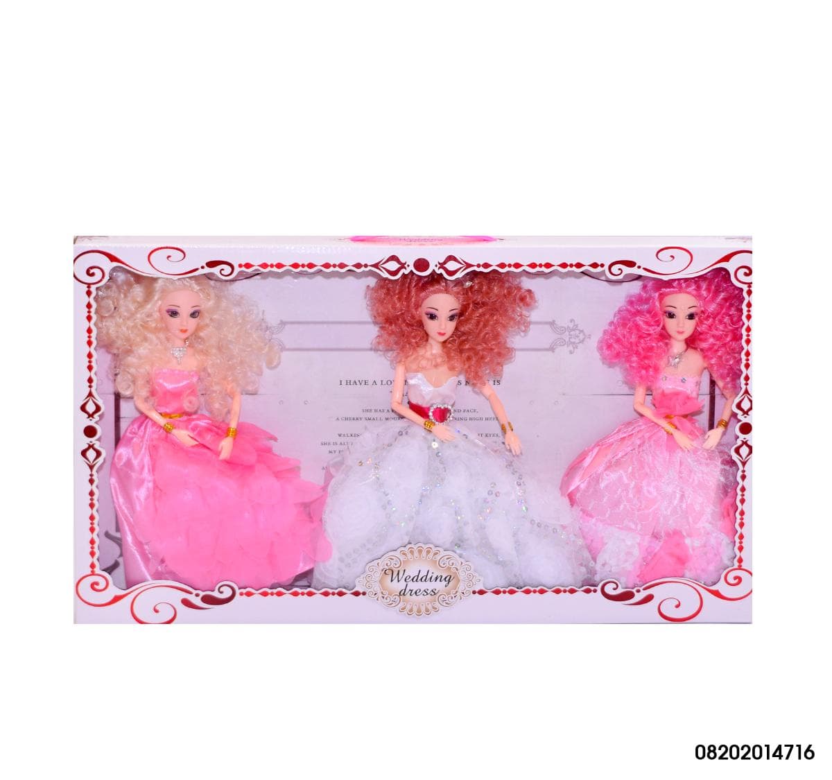 Set de 3 Muñecas