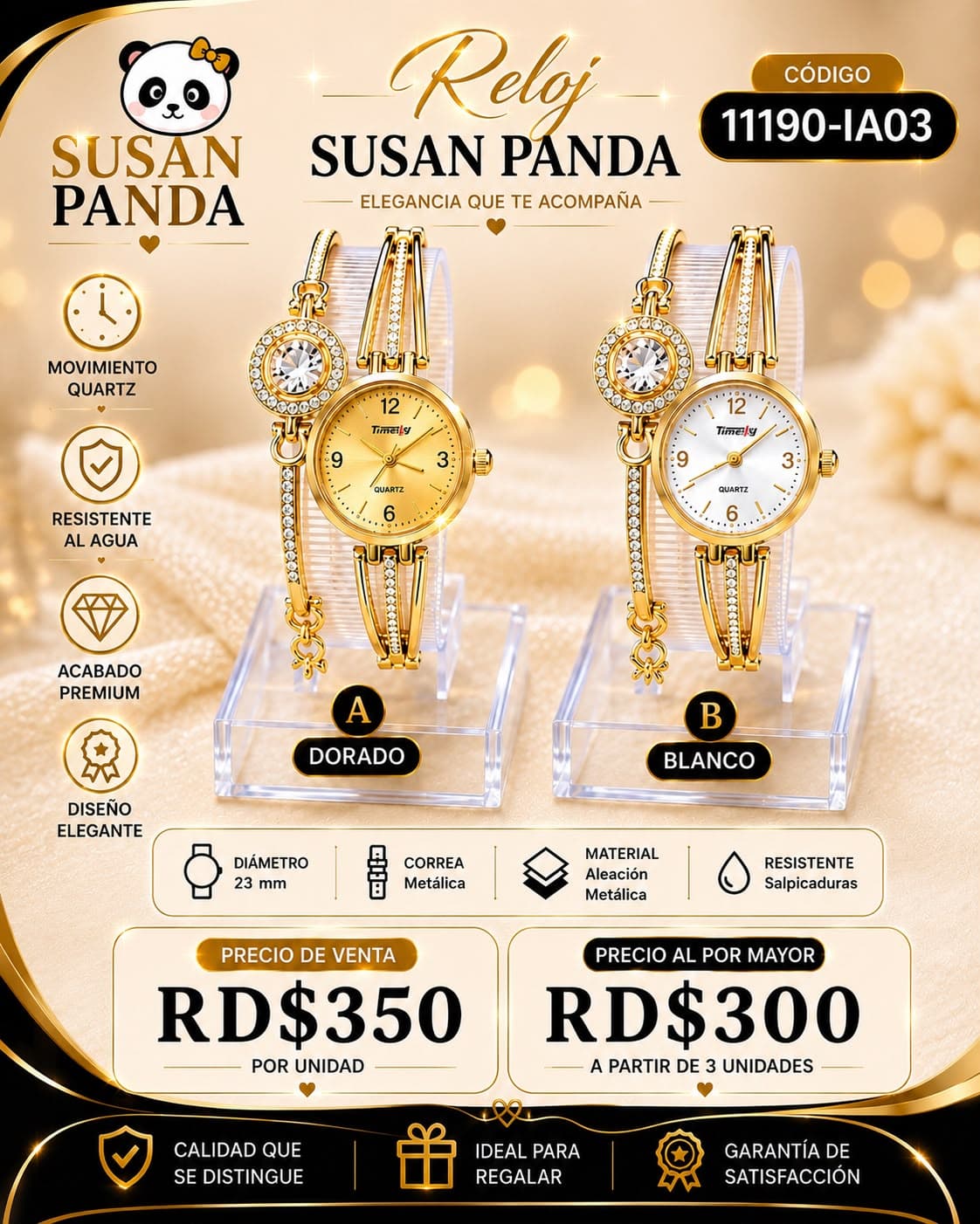 Reloj Finisimo con Pulsera