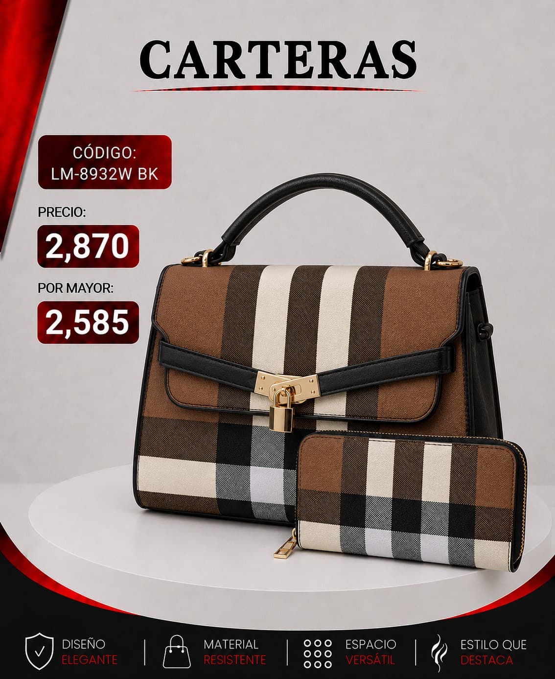 Cartera LM-8932BK