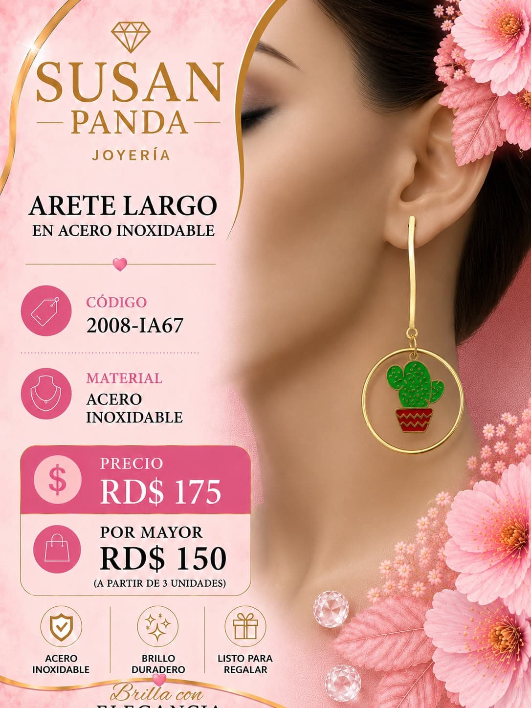 Arete Largo en Acero
