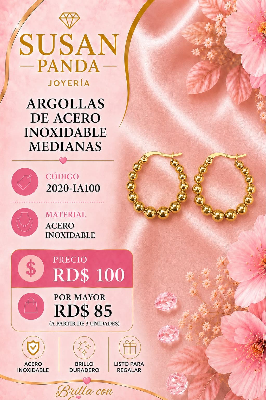 Argolla en Acero Inoxidable