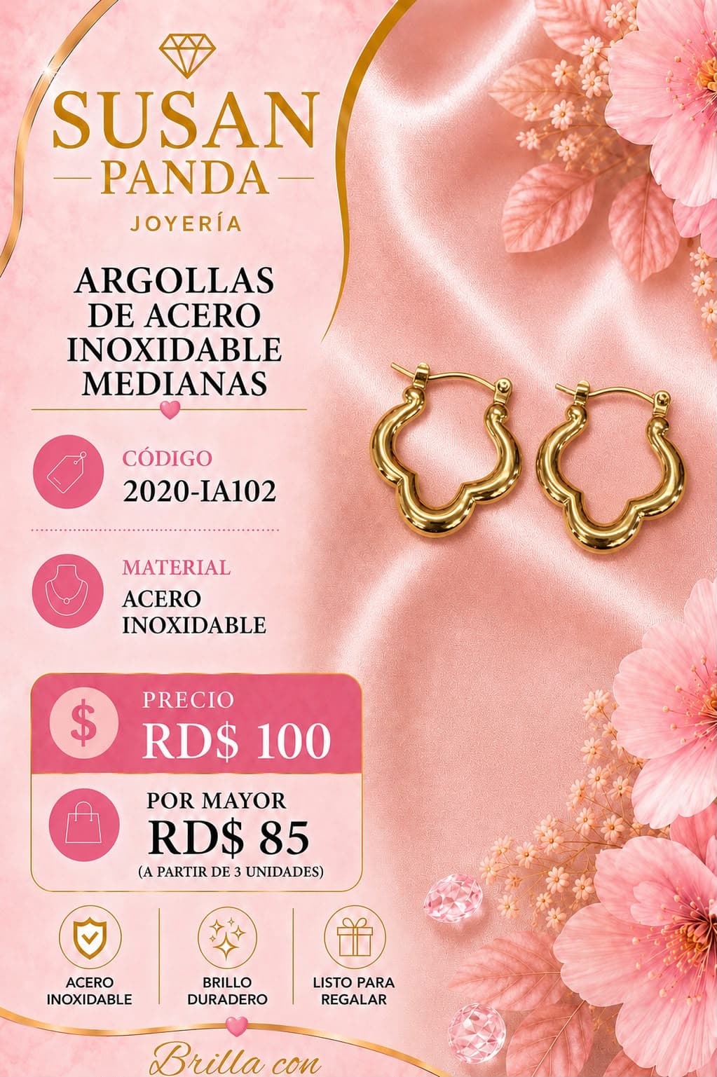 Argolla en Acero Inoxidable