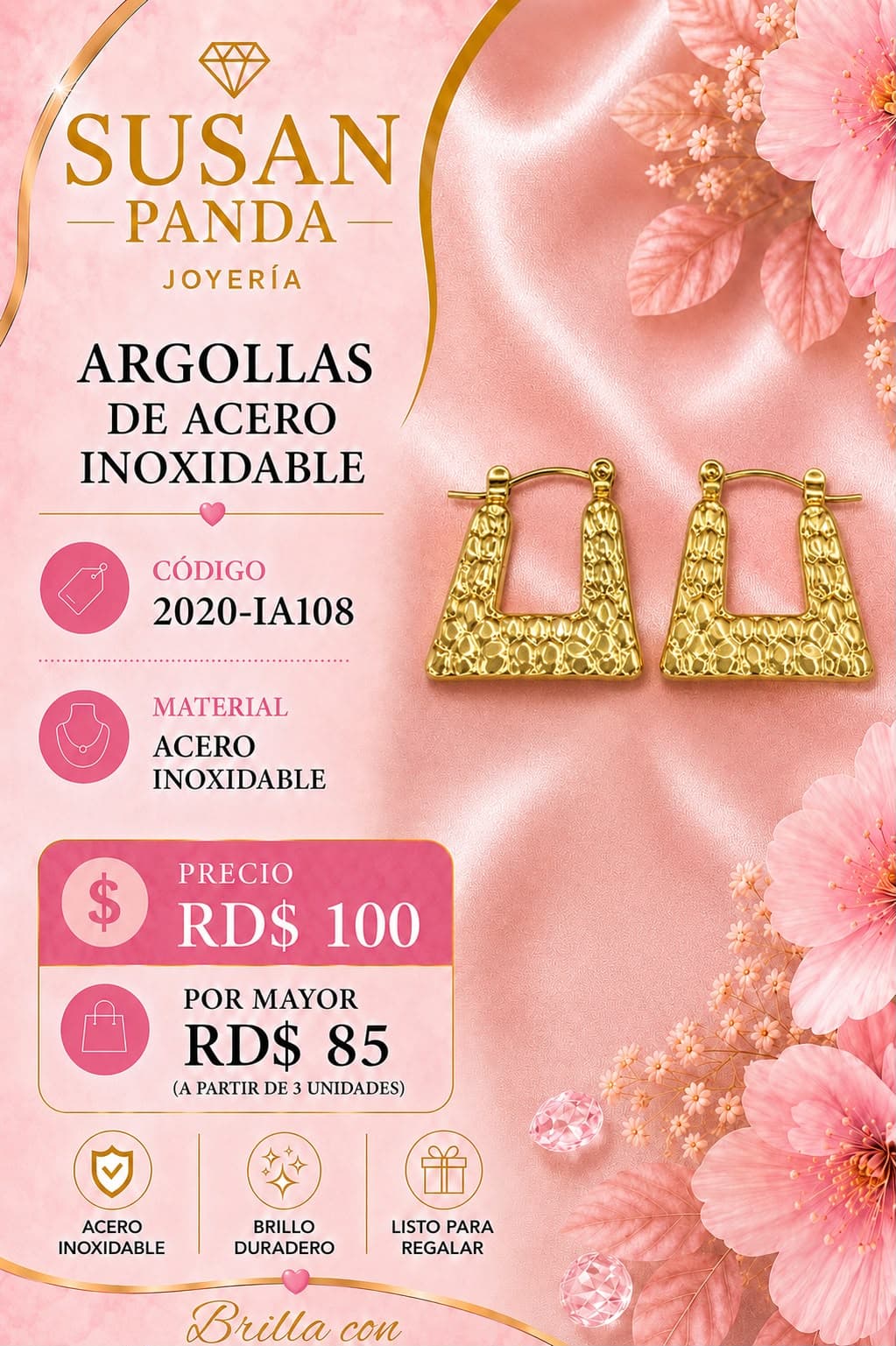 Argolla en Acero Inoxidable