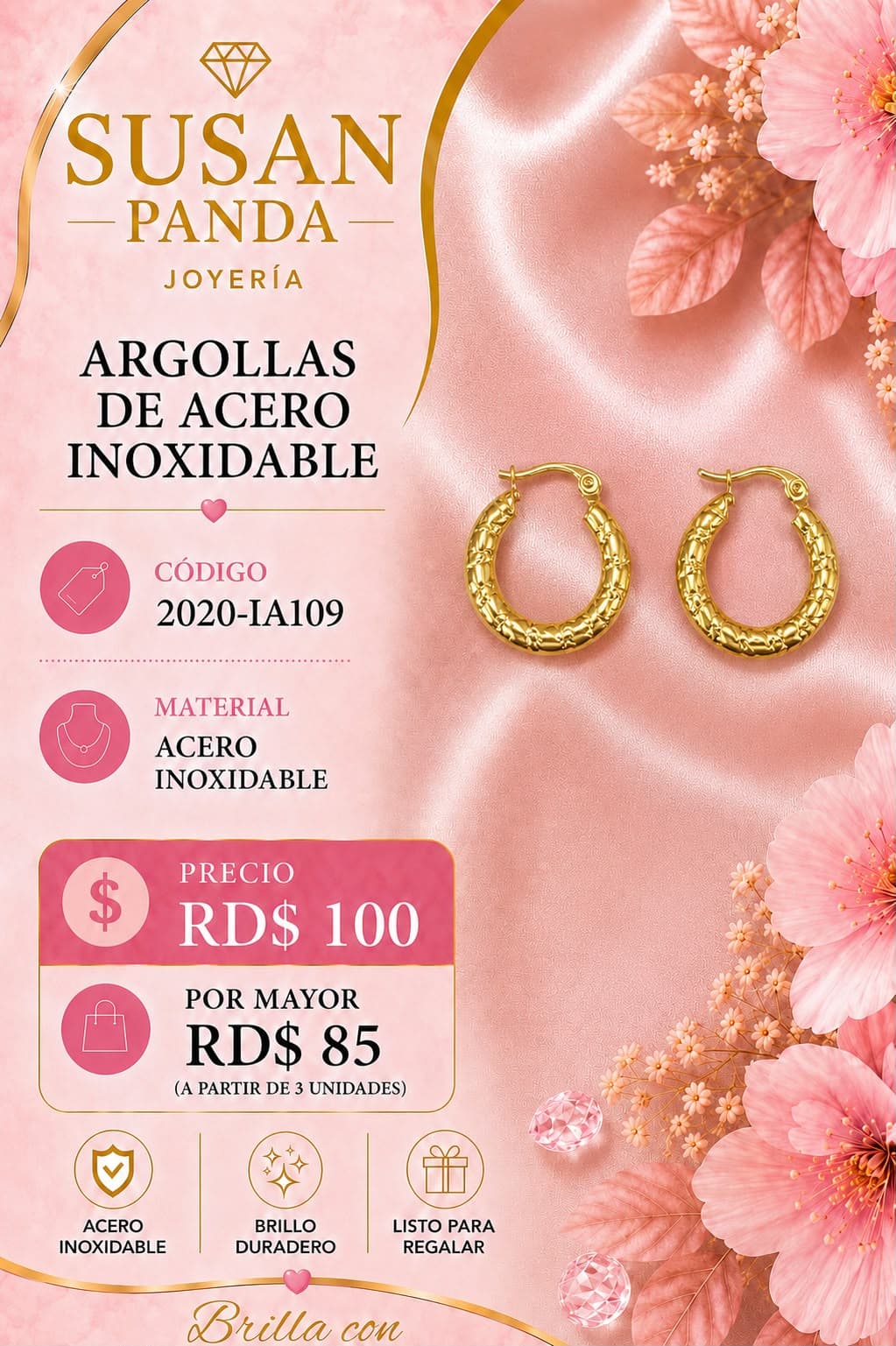 Argolla en Acero Inoxidable