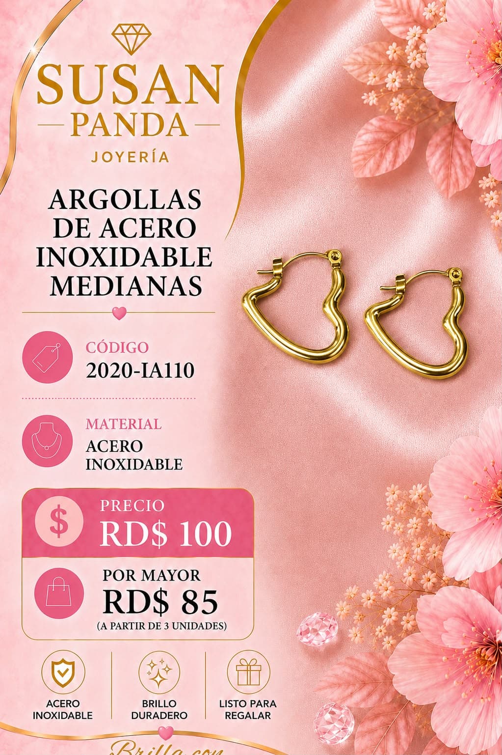 Argolla en Acero Inoxidable