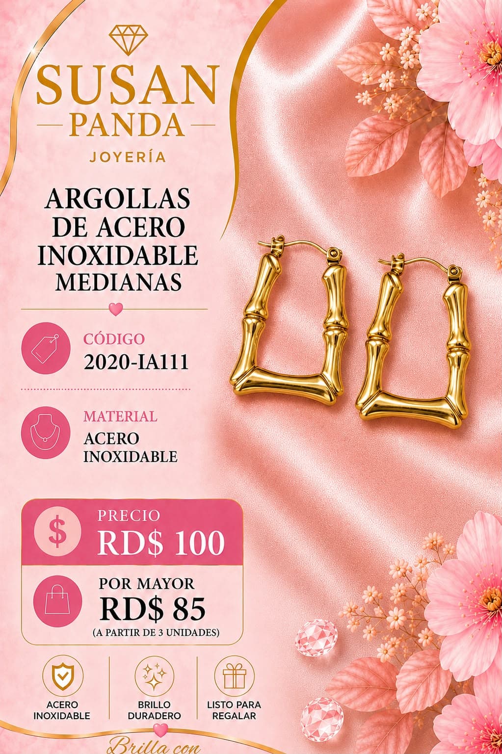 Argolla en Acero Inoxidable