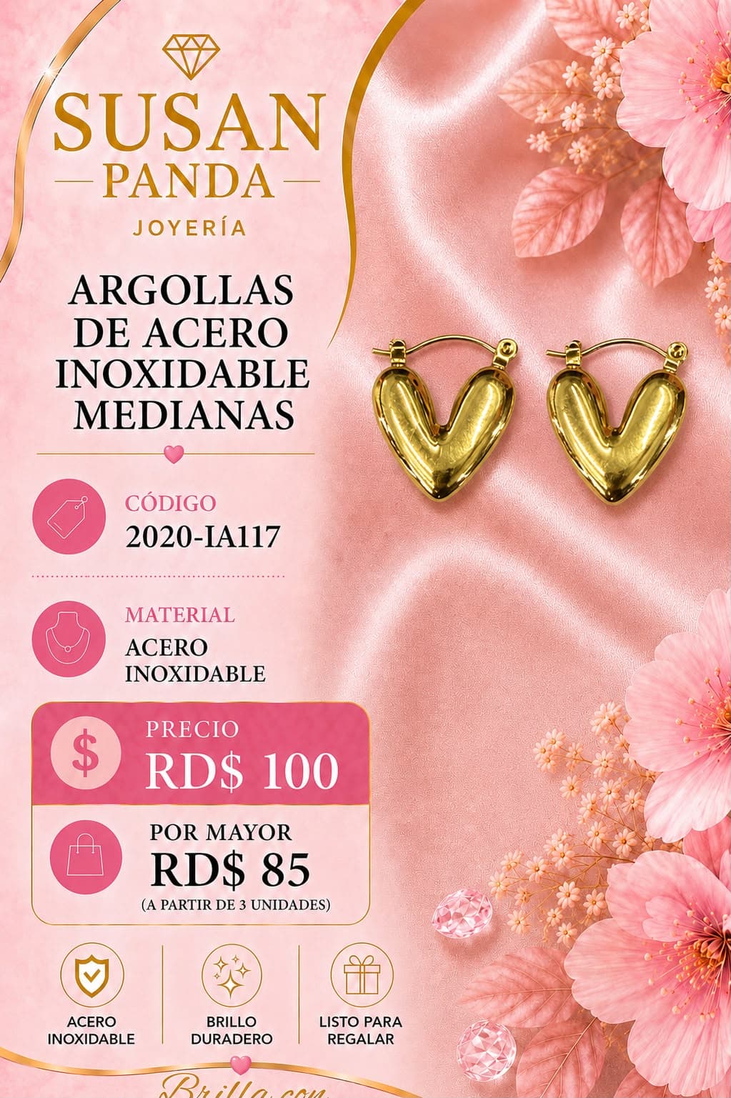Argolla en Acero Inoxidable