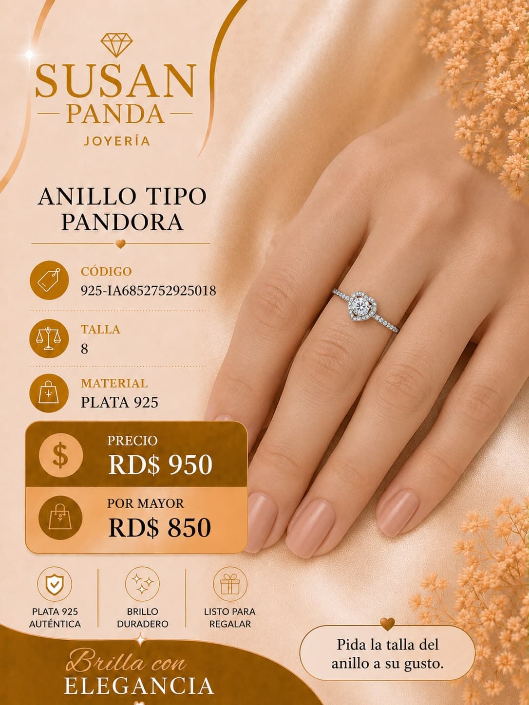 Anillo Panda 1.54