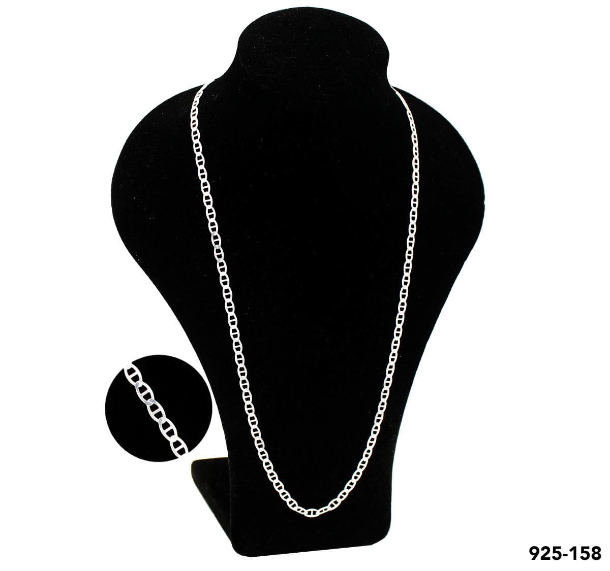 Cadena Tejido Gucci 20" Plata 925 4.9