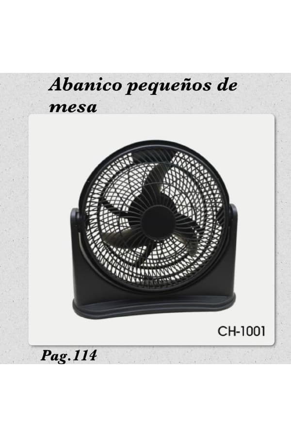 Pagina 114 CH-1001- Abanico Peq, de Mesa
