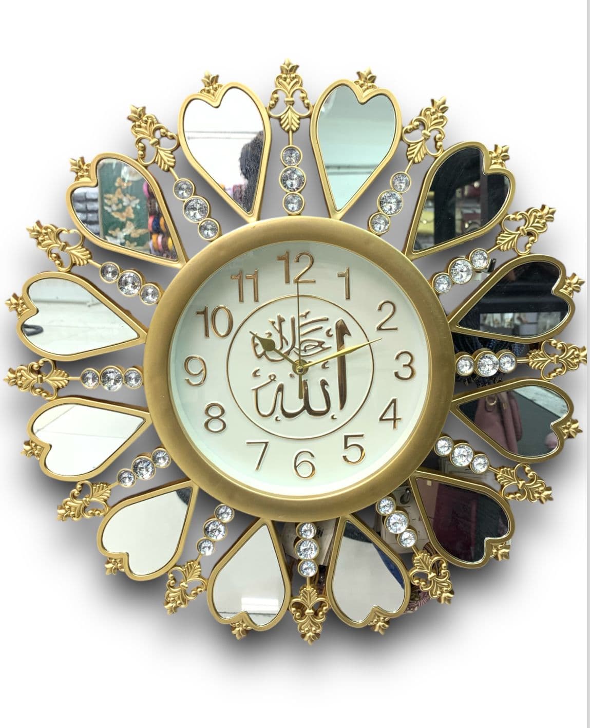 Pag. 117 Reloj de Pared Dorado