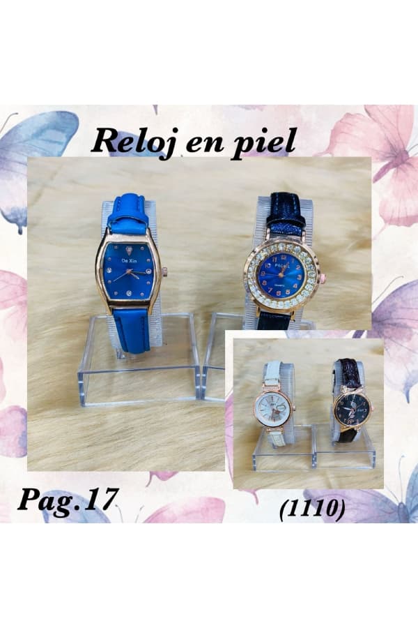 PAG.17 Reloj P. (a)azules (b)blanco y Negro