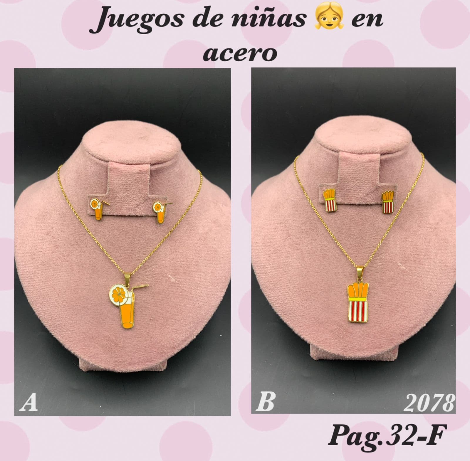 PAG.32-F Juego de Niña en Acero