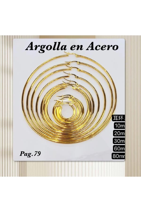 Pagina 79 2013 Argollas Lisa en Acero