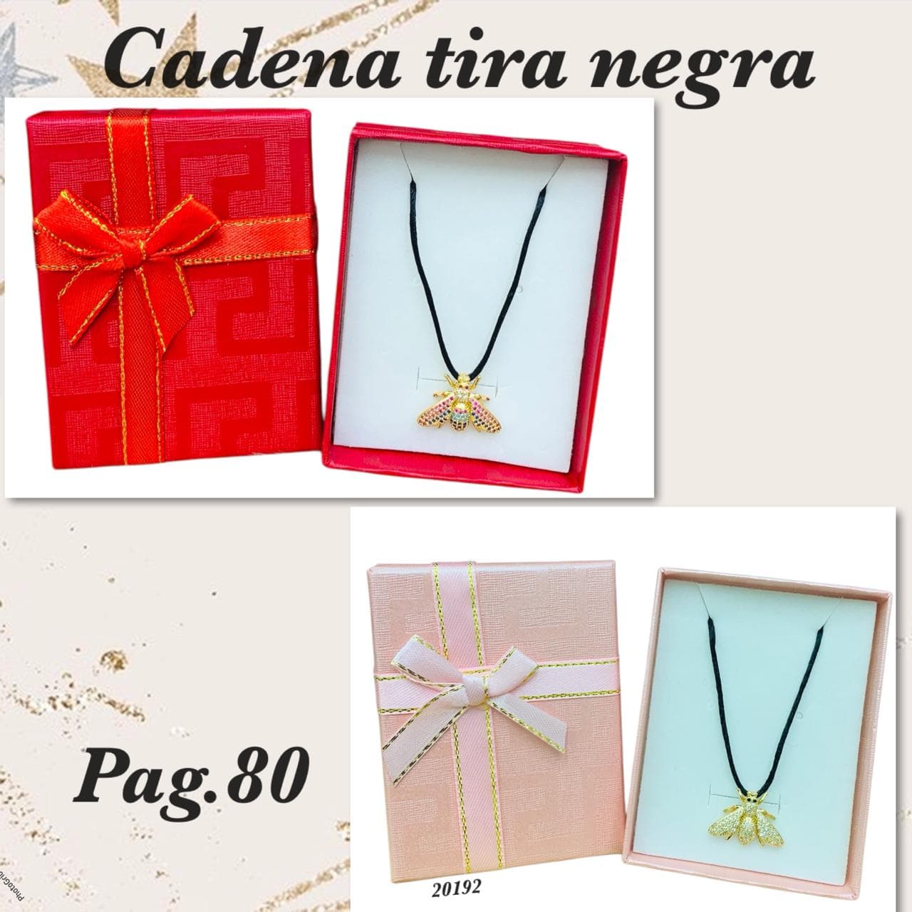 PAG.80 Cadena Tira Negra