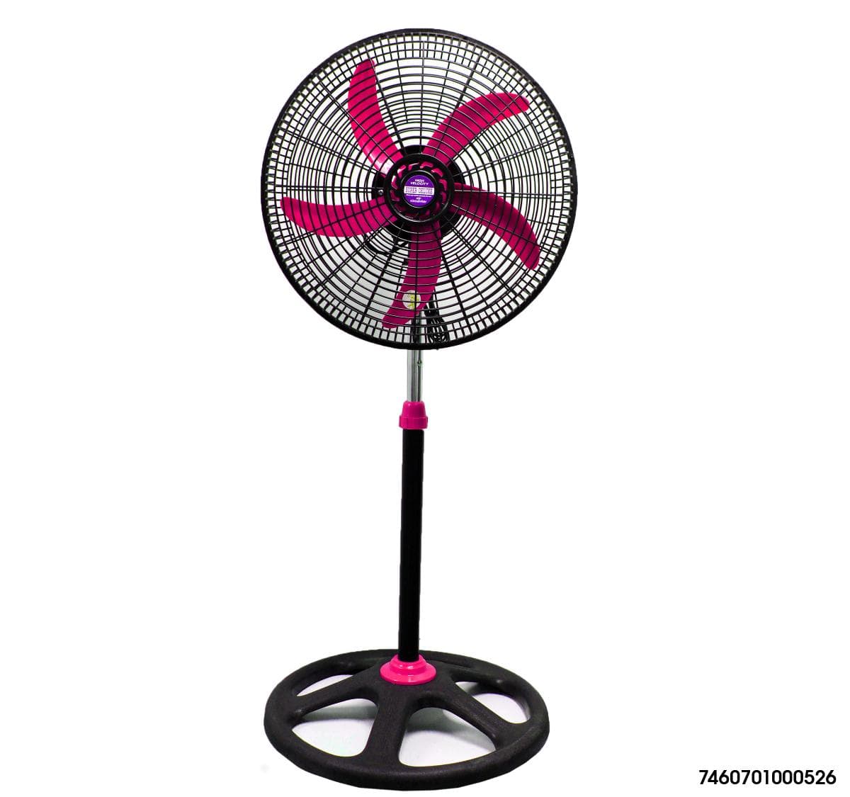 Abanico Pedestal 18" Panyao Home 5 Aspas Fucsia