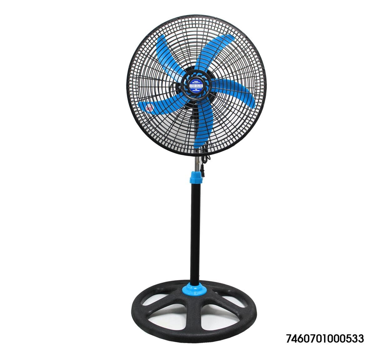 Abanico Pedestal 18" Panyao Home 5 Aspas Azul