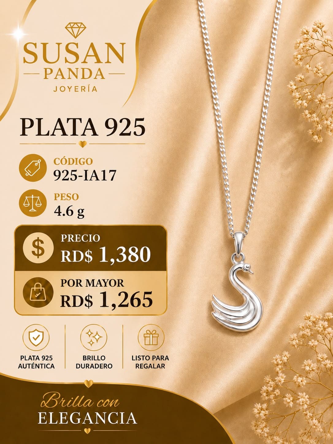 Cadena con Medalla de Ganzo
