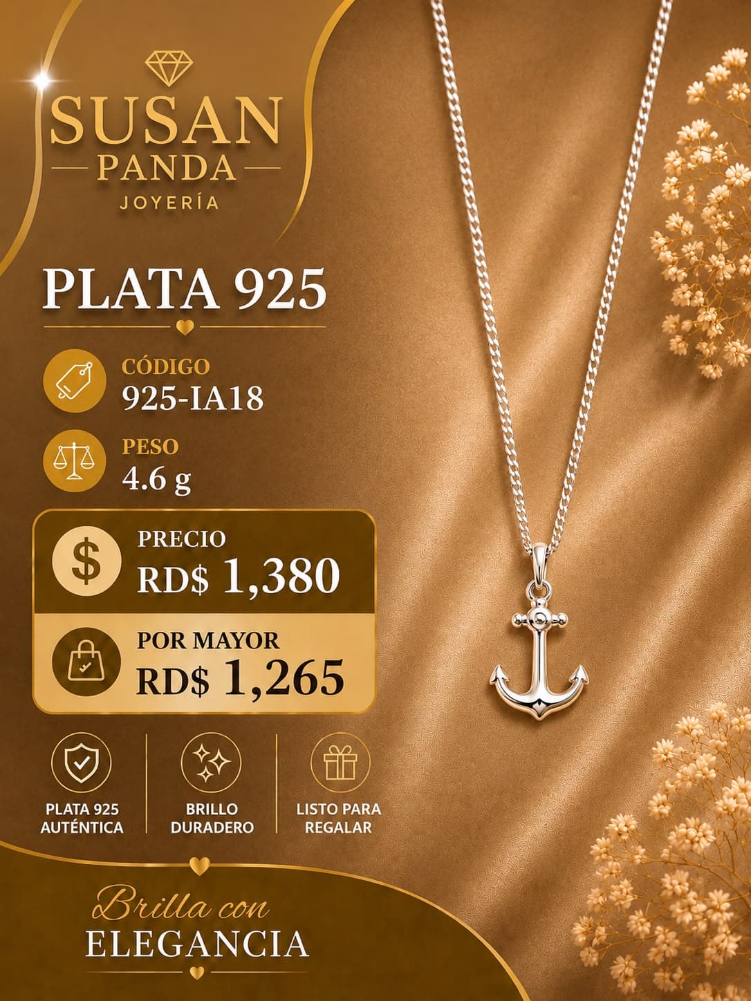Cadena con Ancla Mas Grande