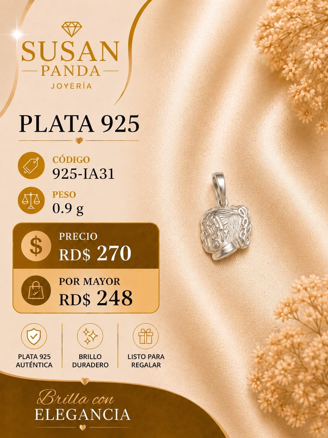 Medalla de Caritade Niña