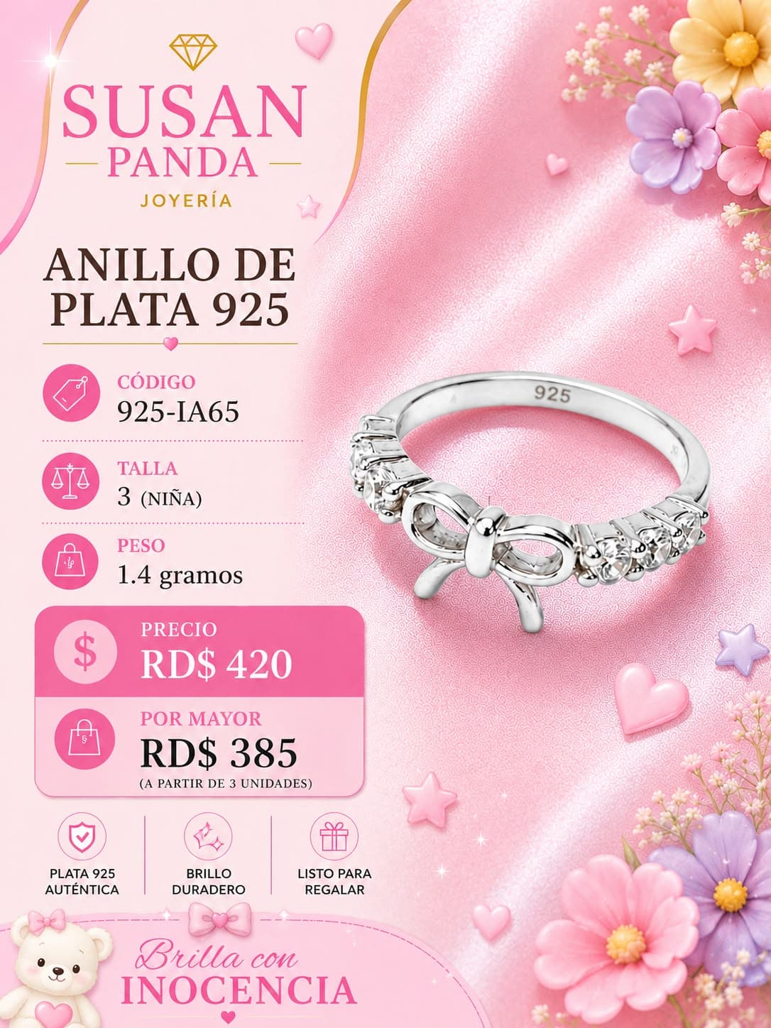 Anillo de Plata 1.4