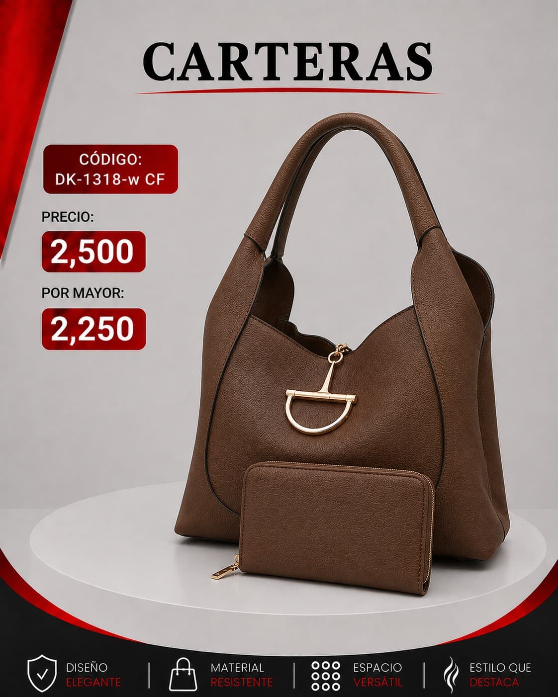 Cartera Cafe DK-1318-CF