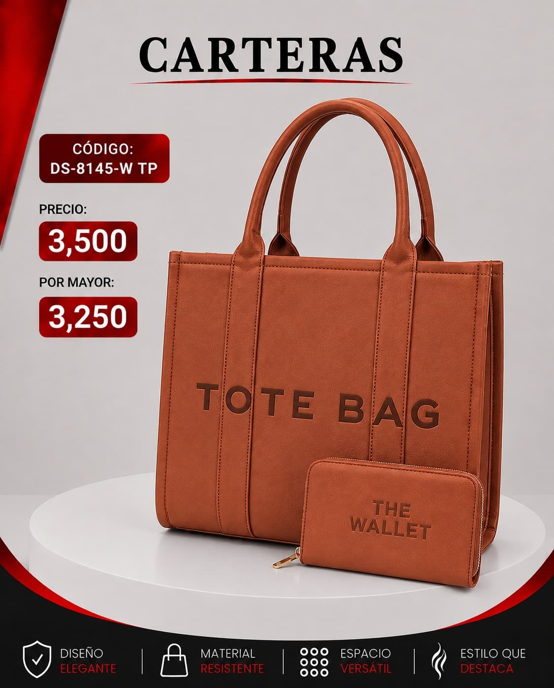 Cartera Marron DS-8145-BR