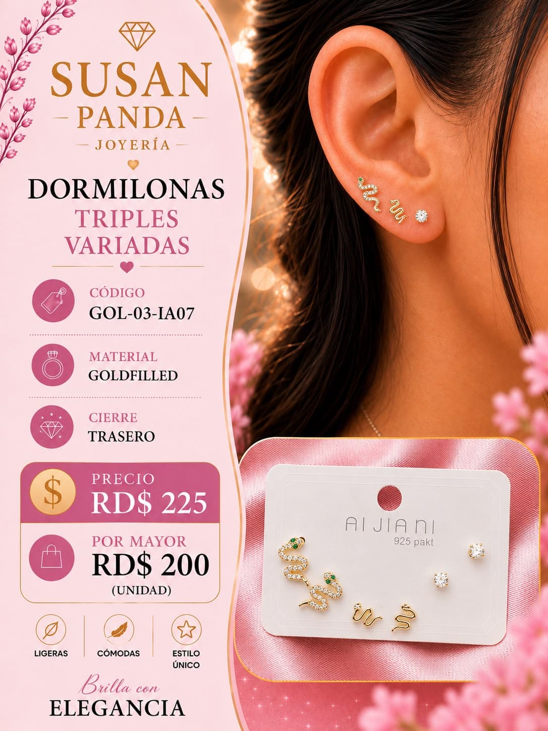 Dormilonas Triples Variadas Goldfiller