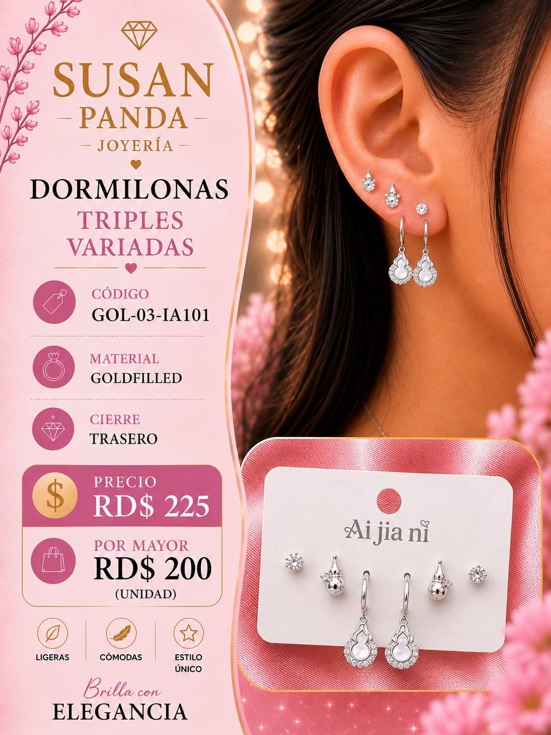 Dormilonas Triples Variadas Goldfiller