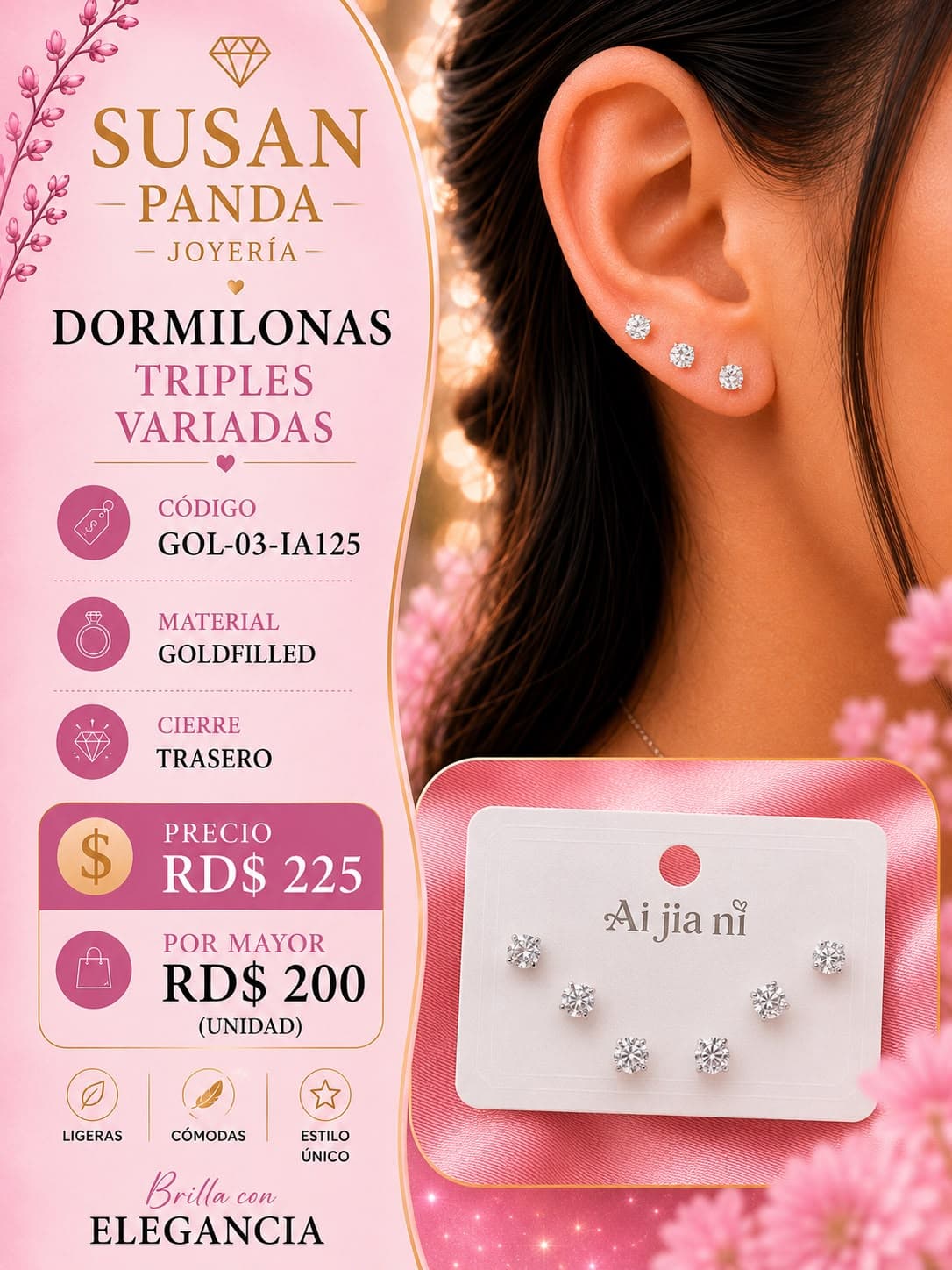 Dormilonas Triples Variadas Goldfiller