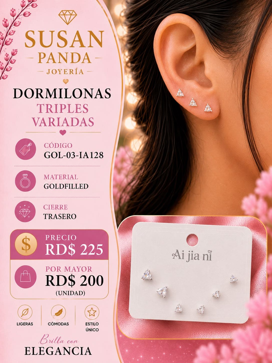 Dormilonas Triples Variadas Goldfiller