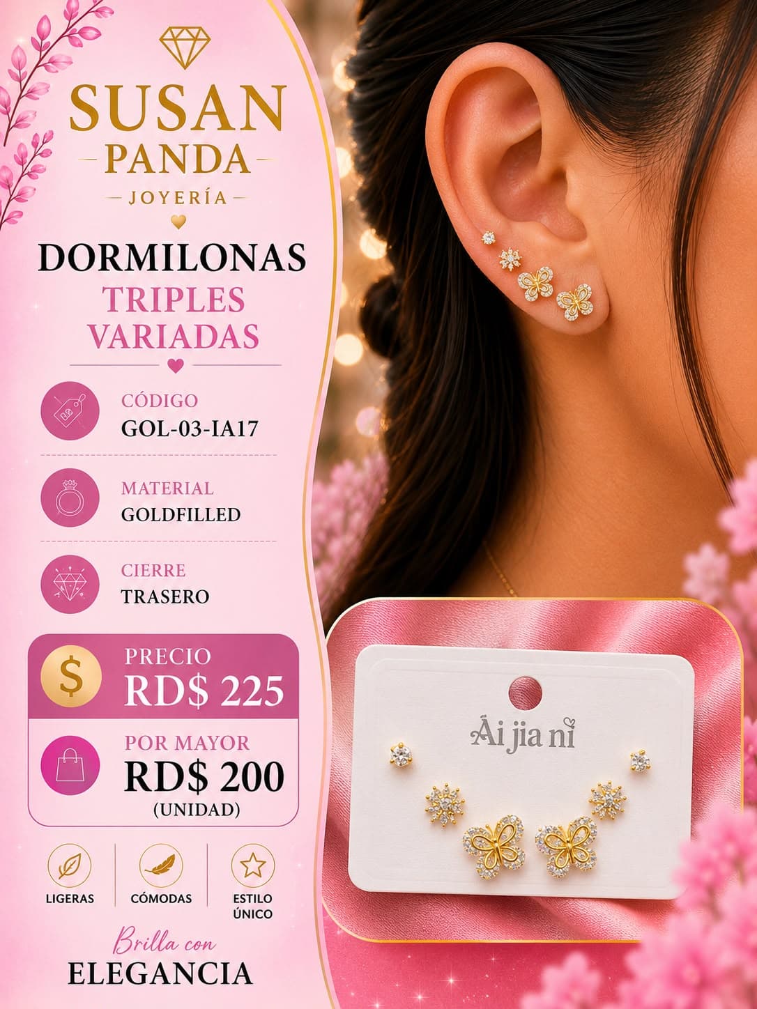 Dormilonas Triples Variadas Goldfiller