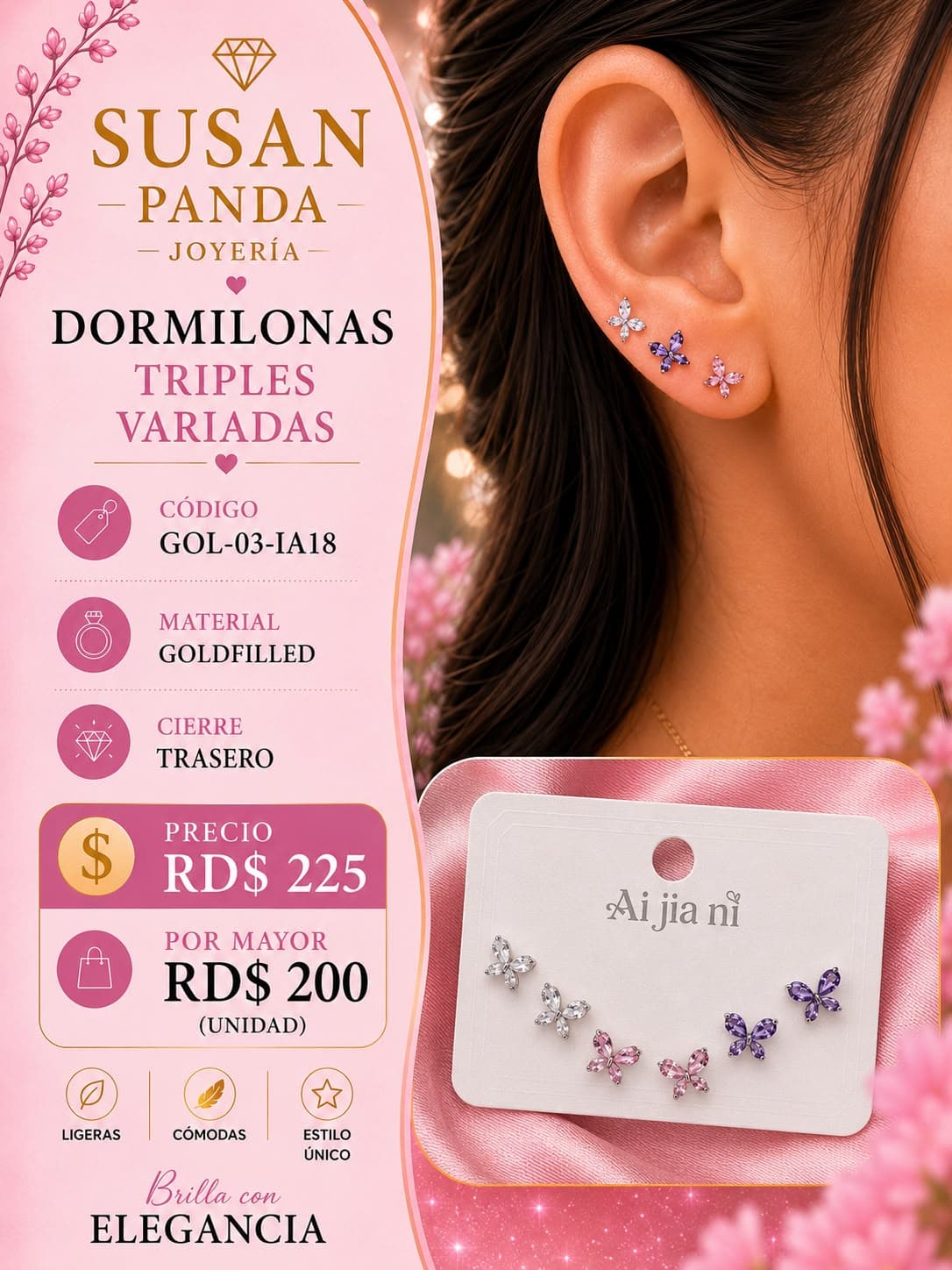 Dormilonas Triples Variadas Goldfiller
