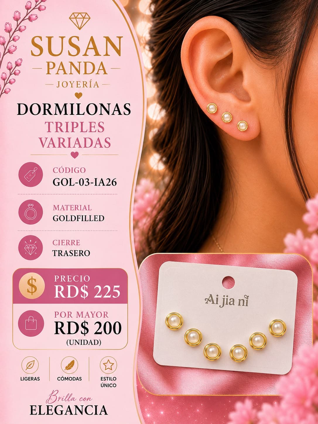 Dormilonas Triples Variadas Goldfiller