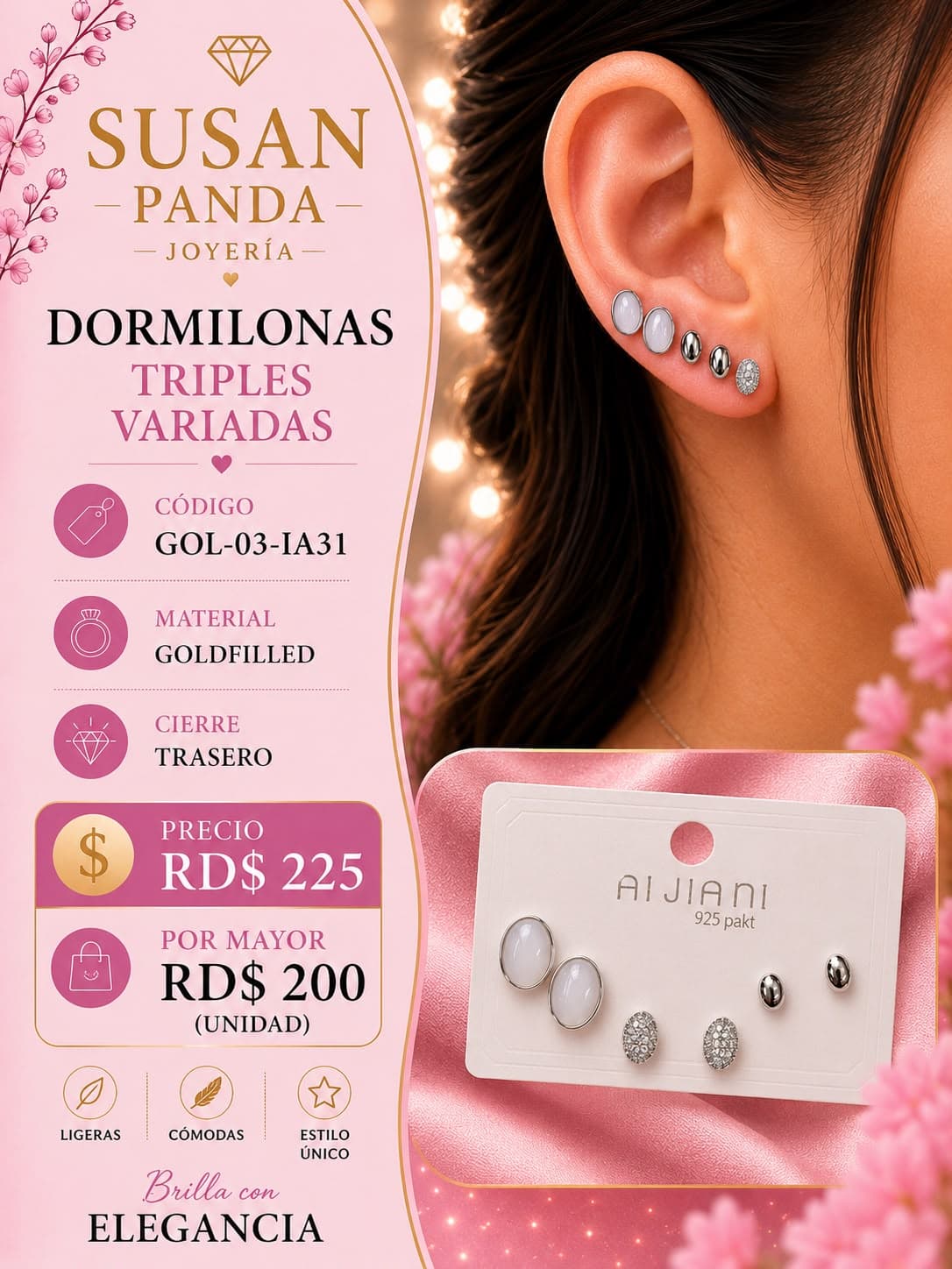 Dormilonas Triples Variadas Goldfiller