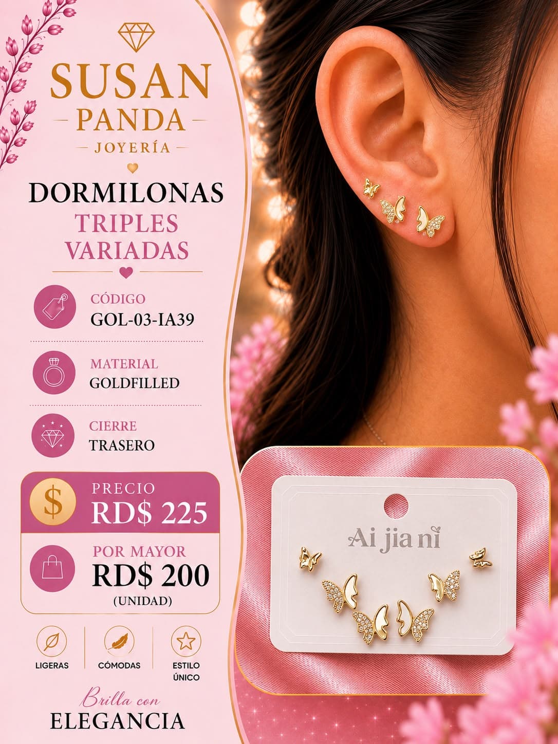 Dormilonas Triples Variadas Goldfiller
