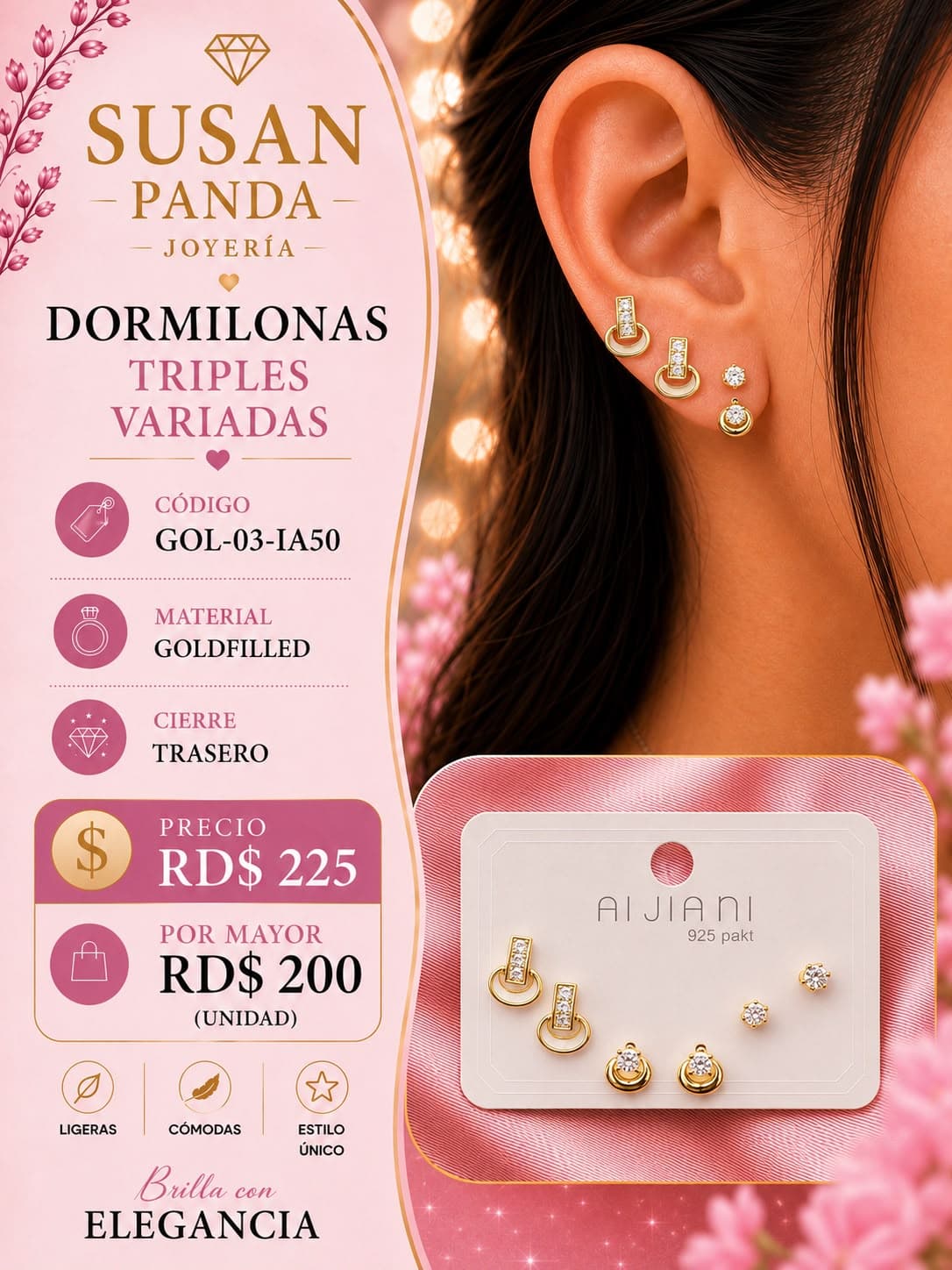 Dormilonas Triples Variadas Goldfiller
