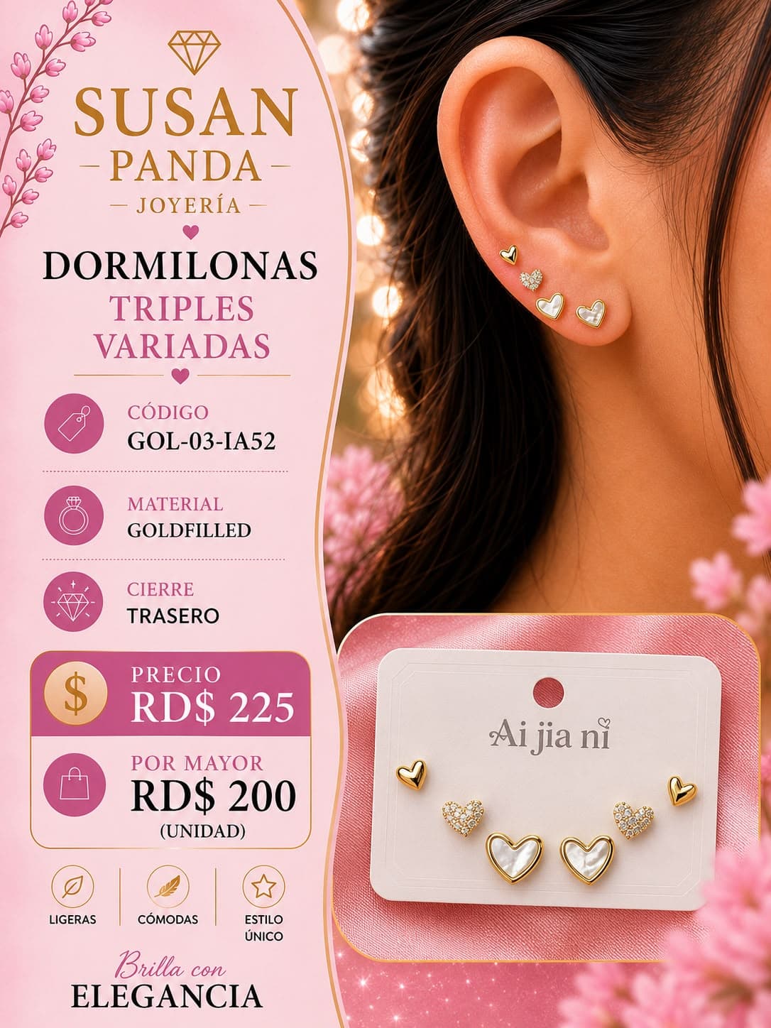 Dormilonas Triples Variadas Goldfiller