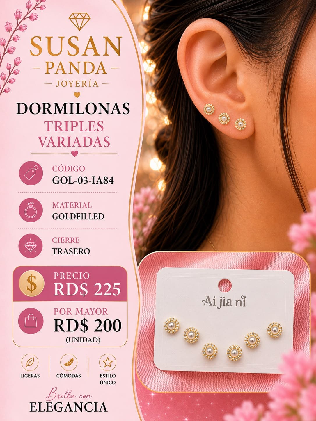 Dormilonas Triples Variadas Goldfiller
