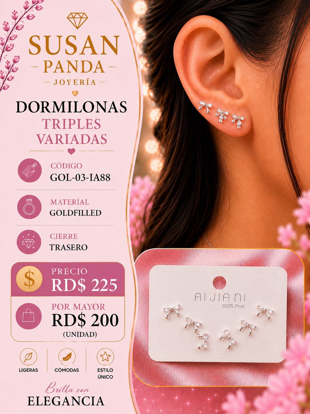 Dormilonas Triples Variadas Goldfiller