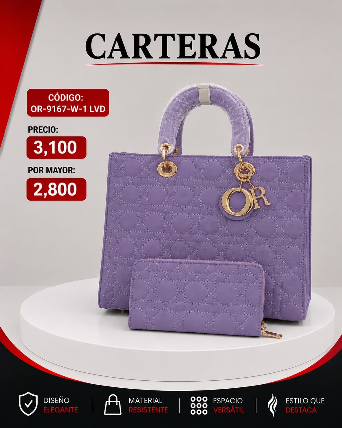 Cartera Lavanda OR-9167-W-1LVD