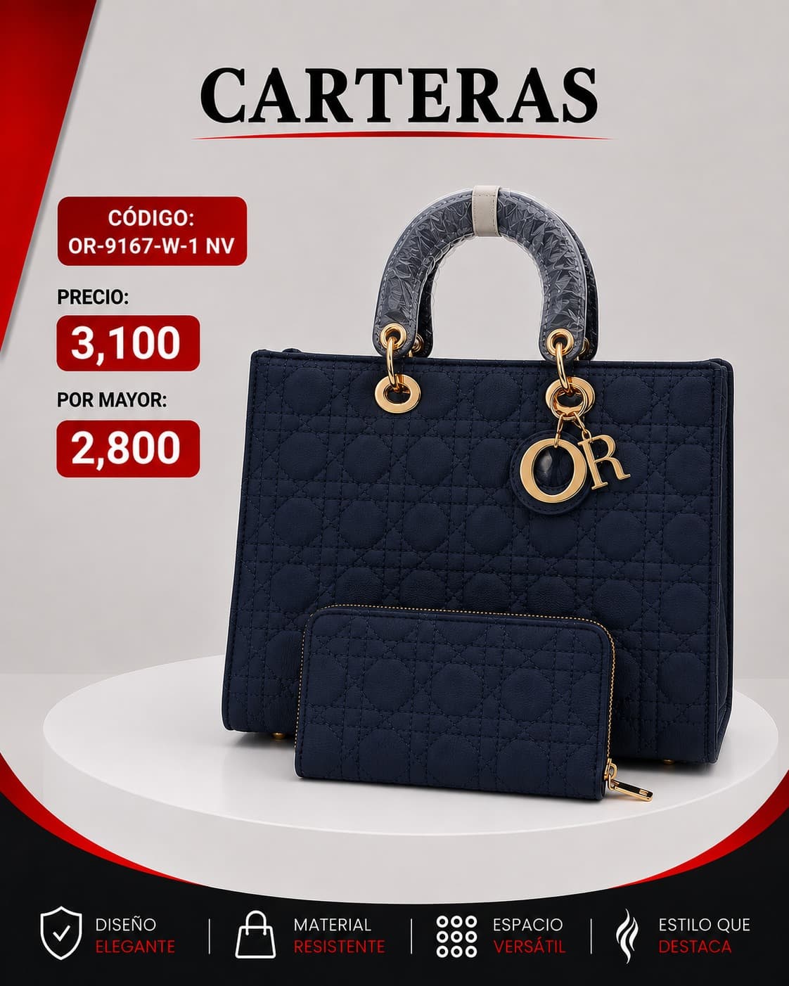 Cartera Azul OR-9167-W-1NV