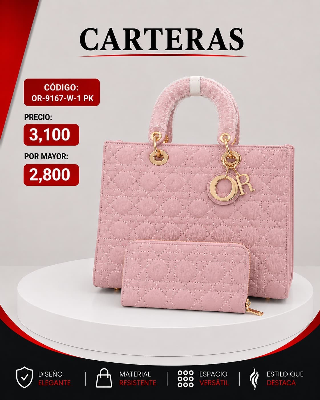 Cartera Pink OR-9167-W-1PK