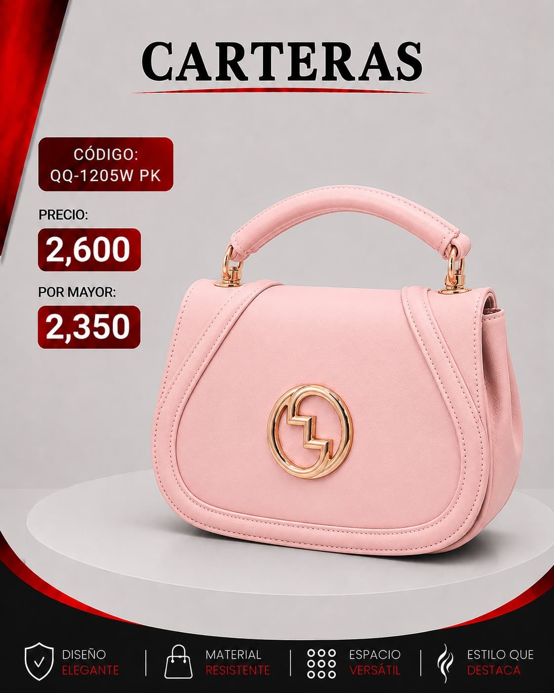 Cartera Pink QQ-1205PK